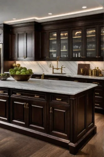 Kitchen Design with Glass Doors