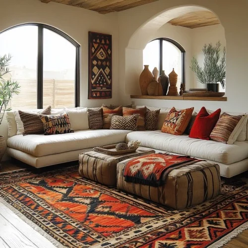 Place heavy furniture in the southwest.