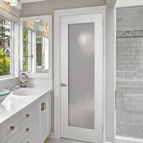 Frosted Glass With Aluminium