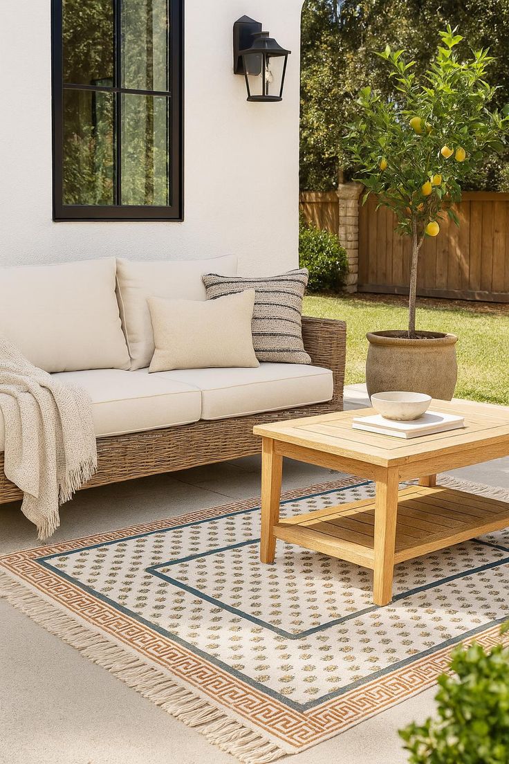 Natural Fiber Rugs for Living Rooms