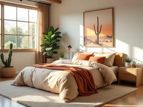 Master bedroom goes in the southwest.