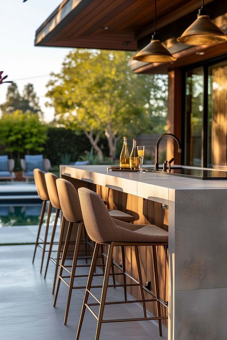 outdoor bar counter