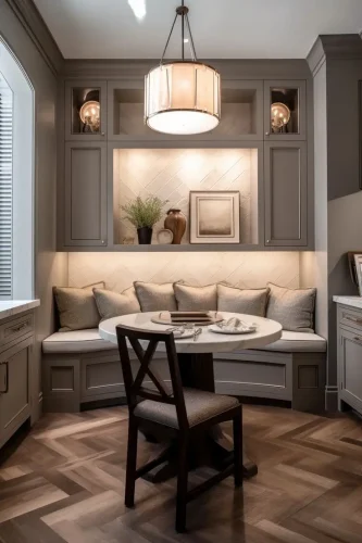Curvy Built-in Seating