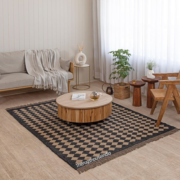 Natural Fiber Rugs for Living Rooms