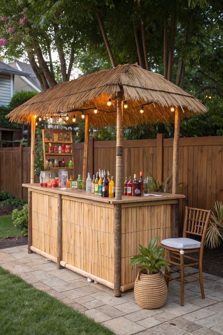outdoor bar counter