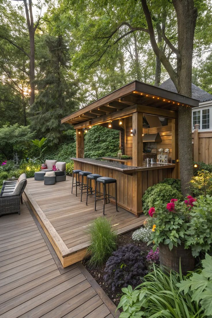 outdoor bar counter