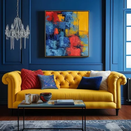 Bold Colour for interior designing