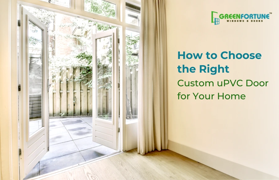 Custom uPVC Door for Your Home
