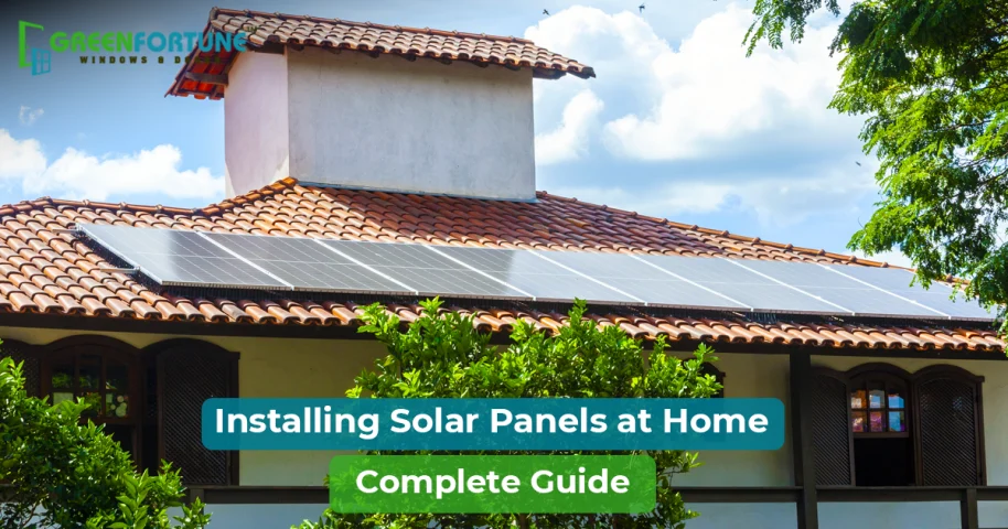Installing Solar Panels at home